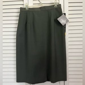 Olive Green Pencil skirt, size 8